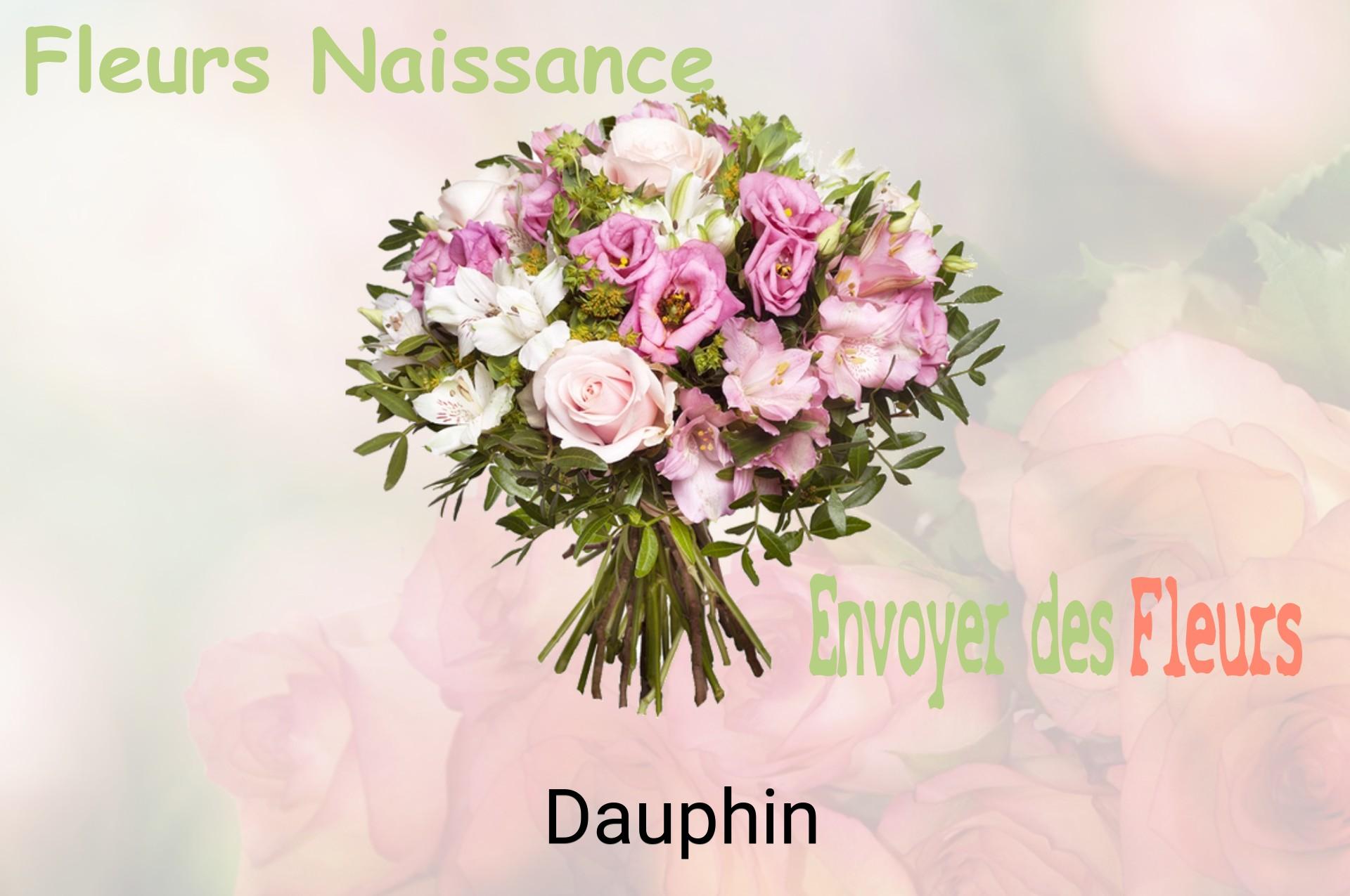 Bouquet de fleurs de naissance livré à Dauphin